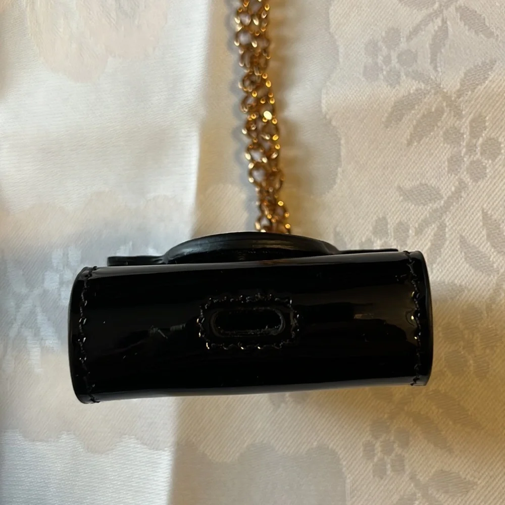 SALE!! Versace unisex black patient leather La Medusa logo AirPods Pro case - Picture 7 of 9